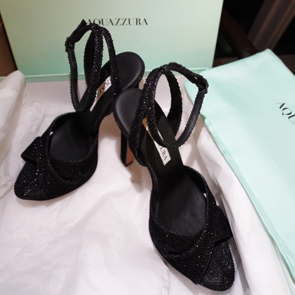 AQUAZZURA GS1 STYLE: DIVINE SANDAL PLATEAU 130 - Picture 1 of 6